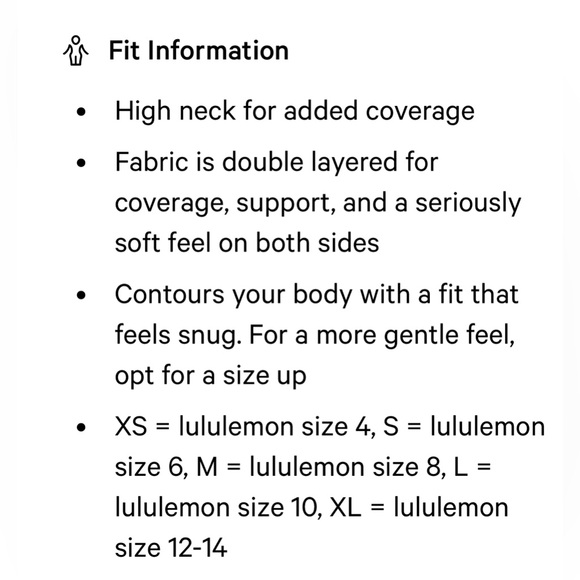 🍋 Lululemon Wundermost Ultra-Soft Nulu High-Neck Sleeveless Bodysuit, NWT - Picture 12 of 14